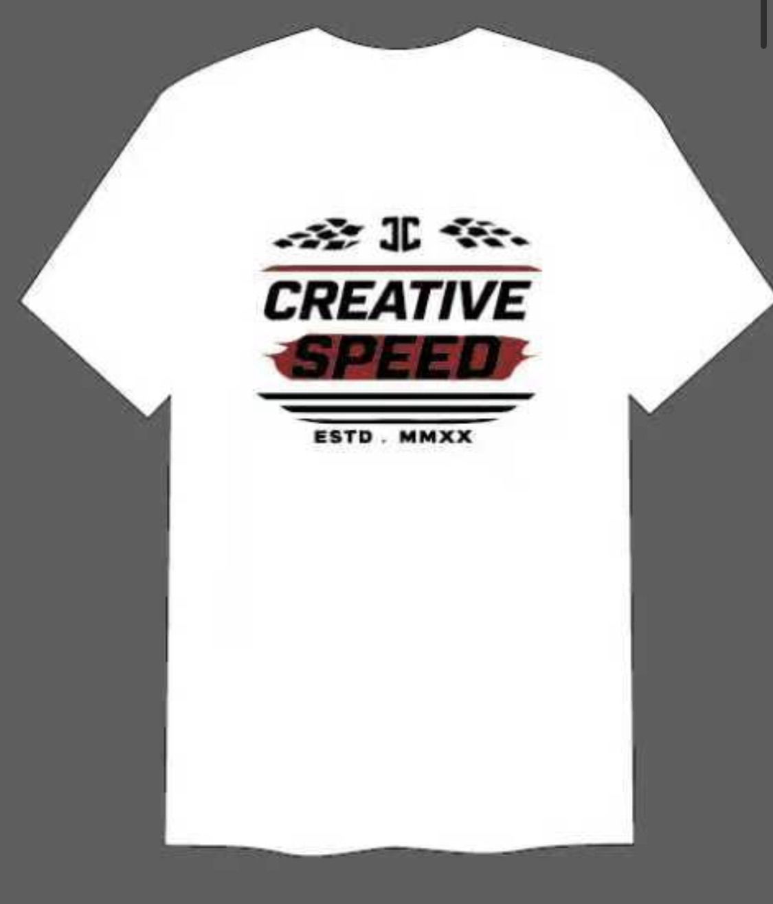 White Creative Speed T-Shirt